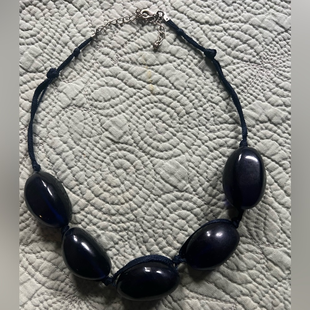 Blue Glass Necklace